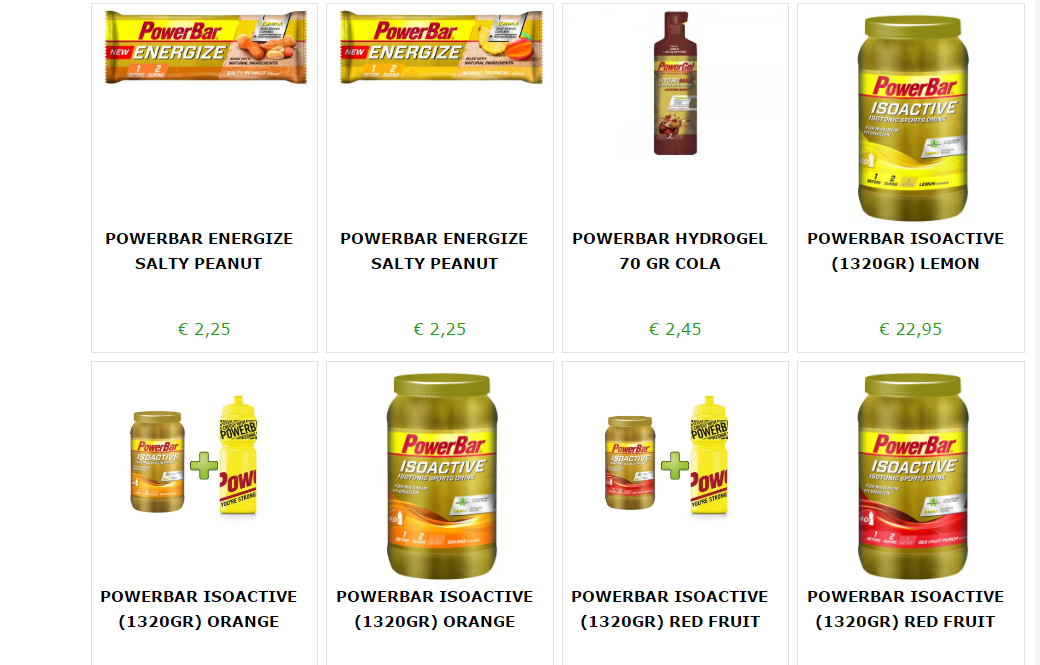 Nieuw: PowerBar-producten, online en in de winkel Nieuw: PowerBar-producten, online en in de winkel